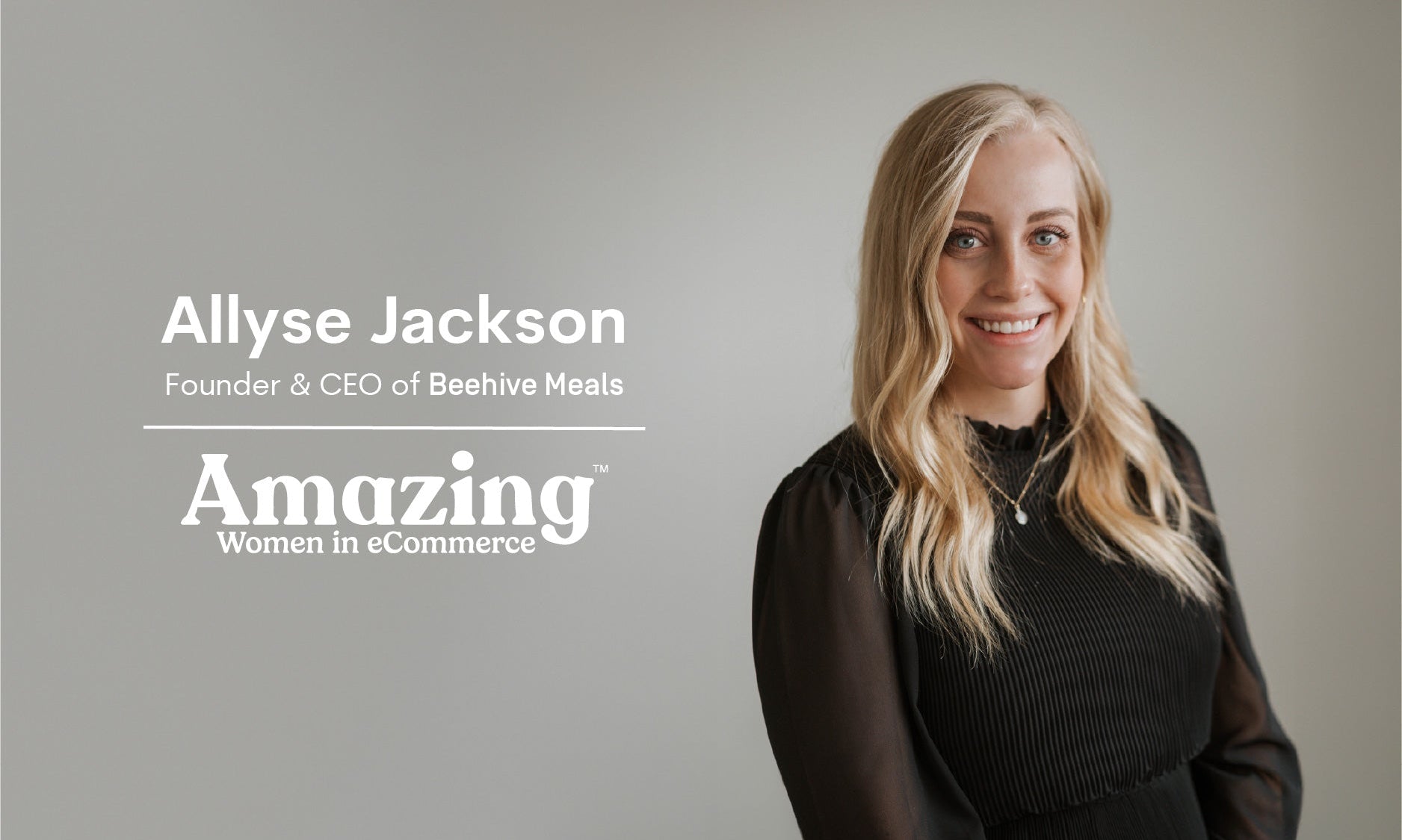 Allyse Jackson Named a 2025 Amazing Woman in eCommerce!