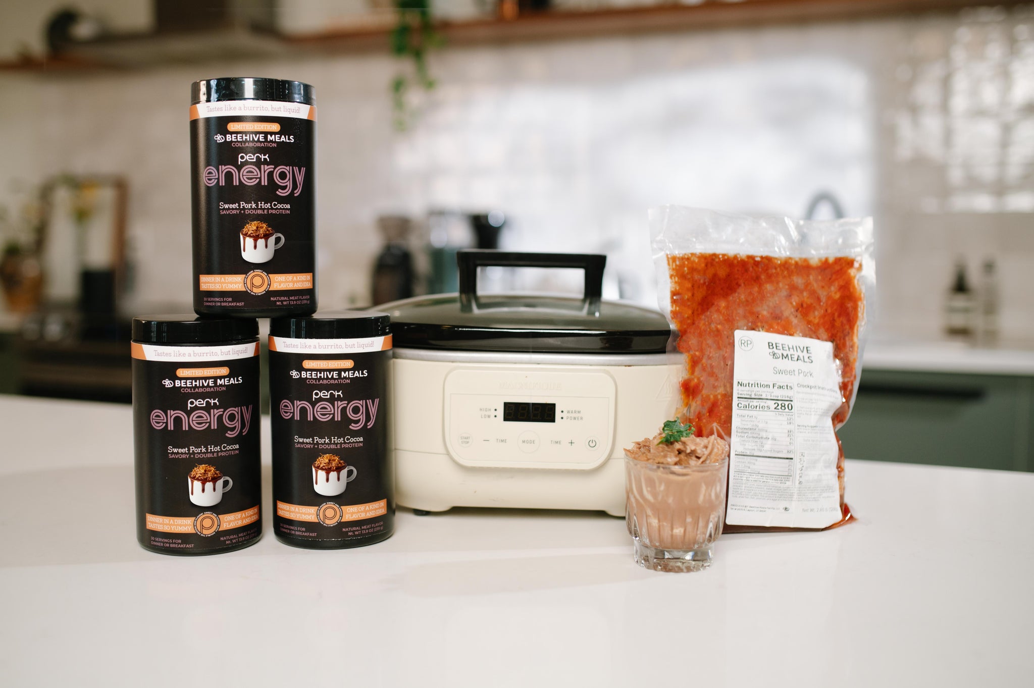 Sweet Pork… Hot Cocoa?! Our Collab with Perk Energy
