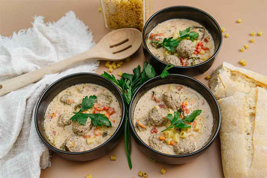 Creamy Italian Meatball Soup
