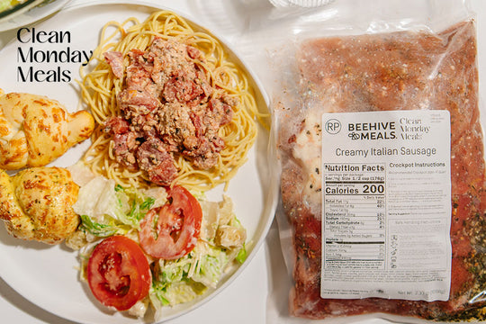 Creamy Italian Sausage (Clean Monday Meals)