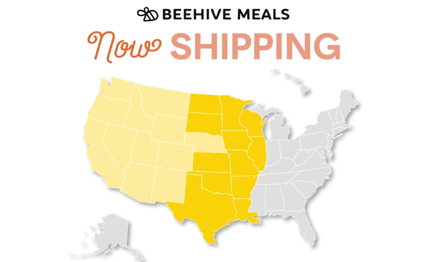 Beehive Meals is Now Shipping to 24 States