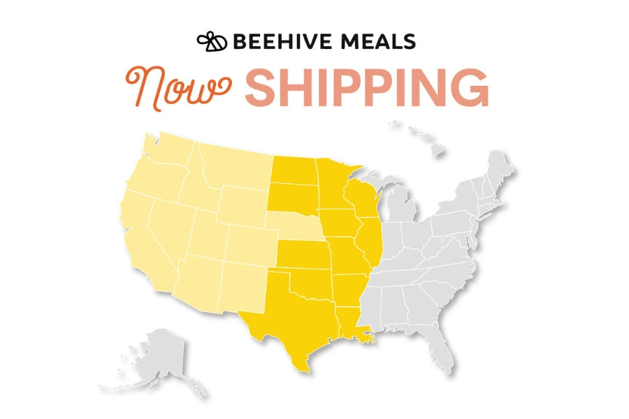 Beehive Meals is Now Shipping to 24 States