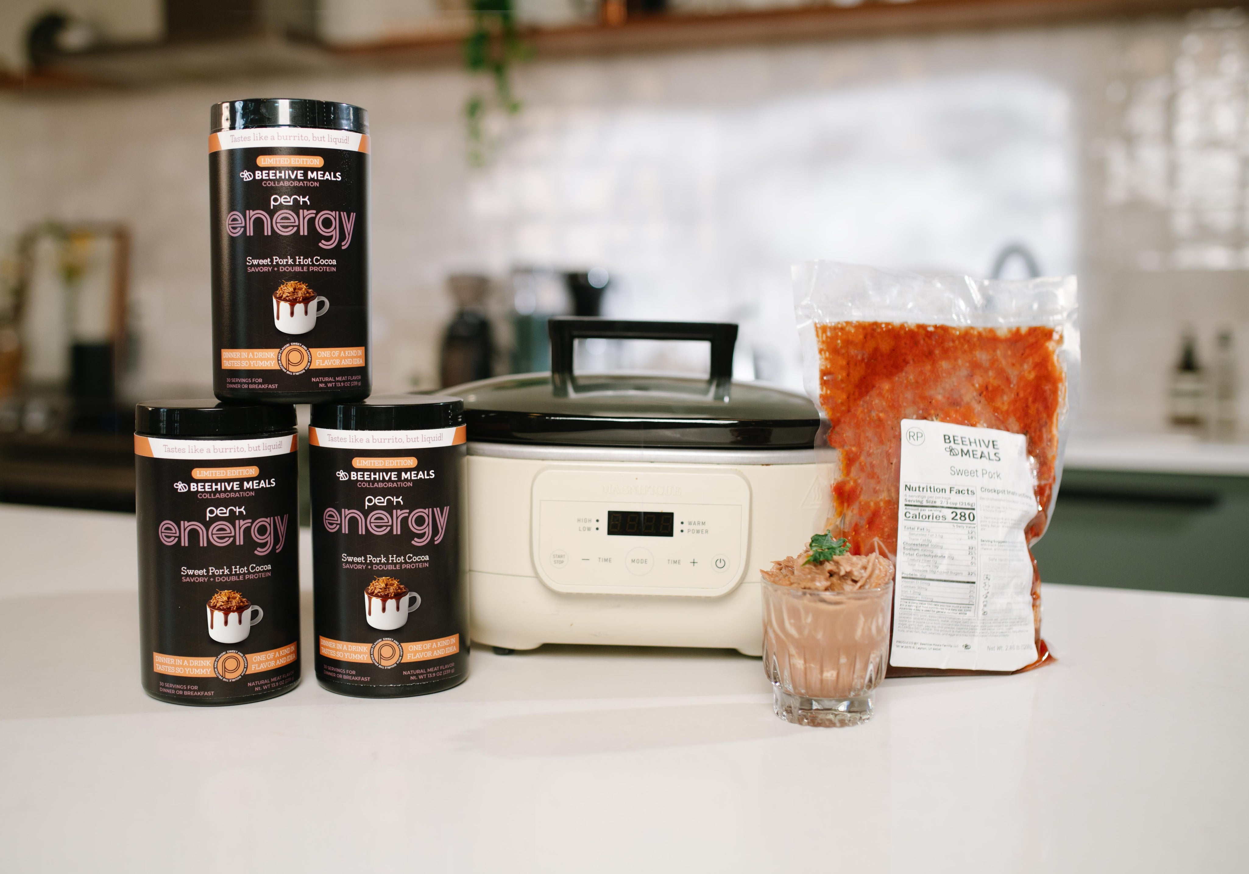 Sweet Pork… Hot Cocoa?! Our Collab with Perk Energy