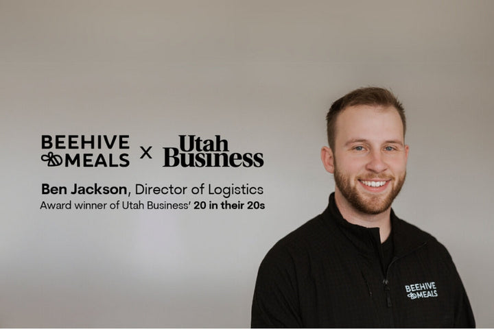 Beehive Meals’ Director of Logistics, Ben Jackson, Recognized in Utah Business’ ‘20 in Their 20s’ List for 2024