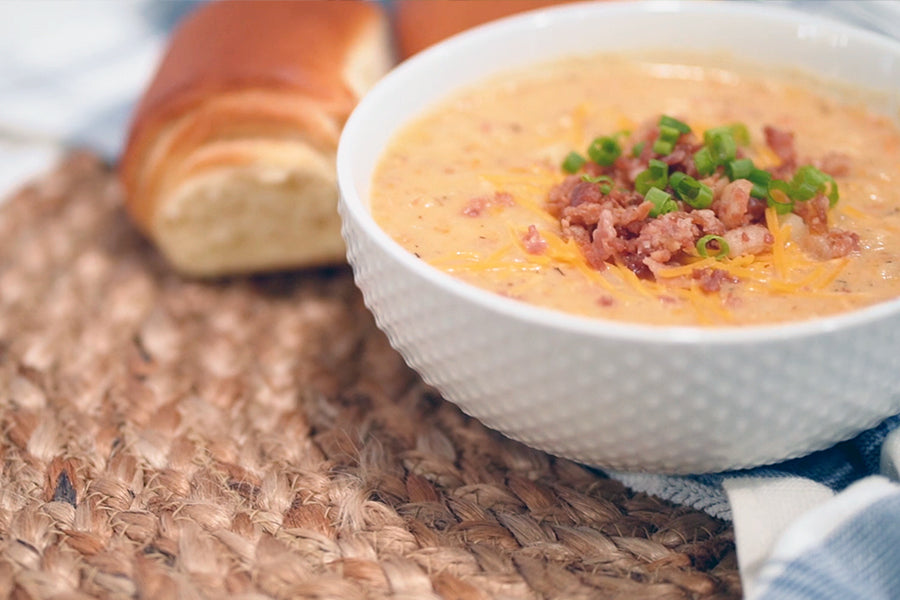 Loaded Cheesy Potato Soup