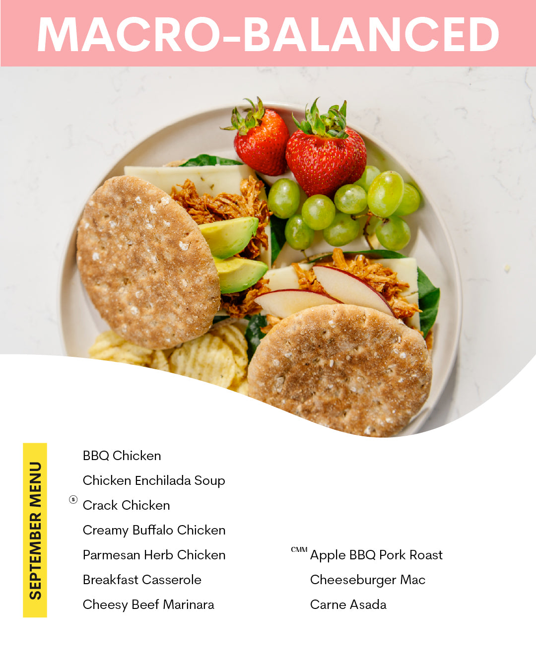 September Menu (Macro-Balanced)