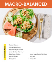 October Menu (Macro-Balanced)