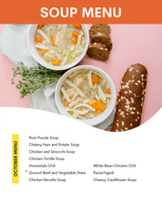 October Soup Menu