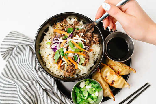 Korean Egg Roll Bowls