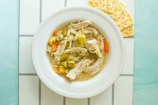 Lemon Chicken Orzo Soup