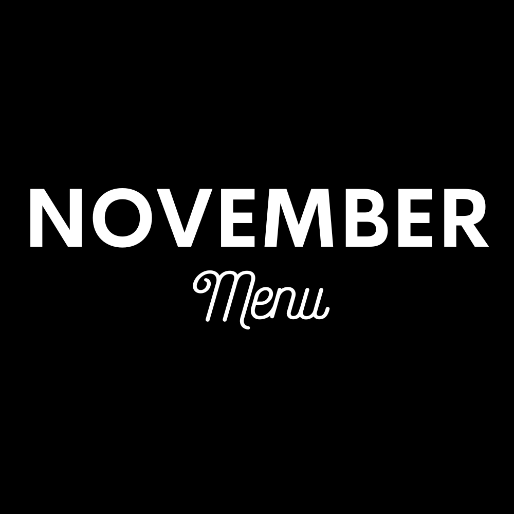 November Menu