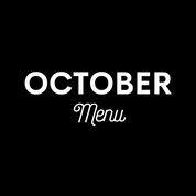October Menu