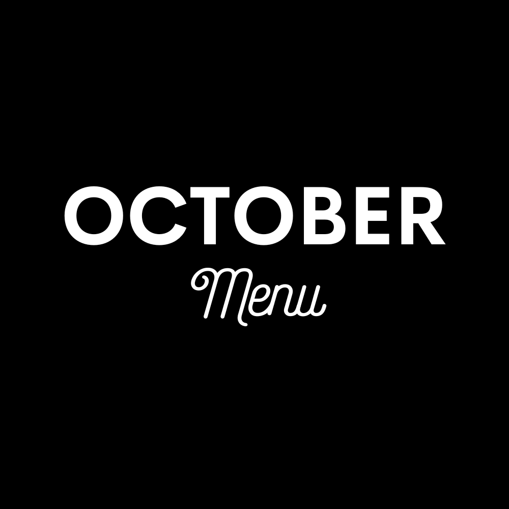October Menu