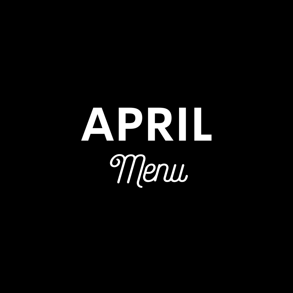 April Menu (Recharge)