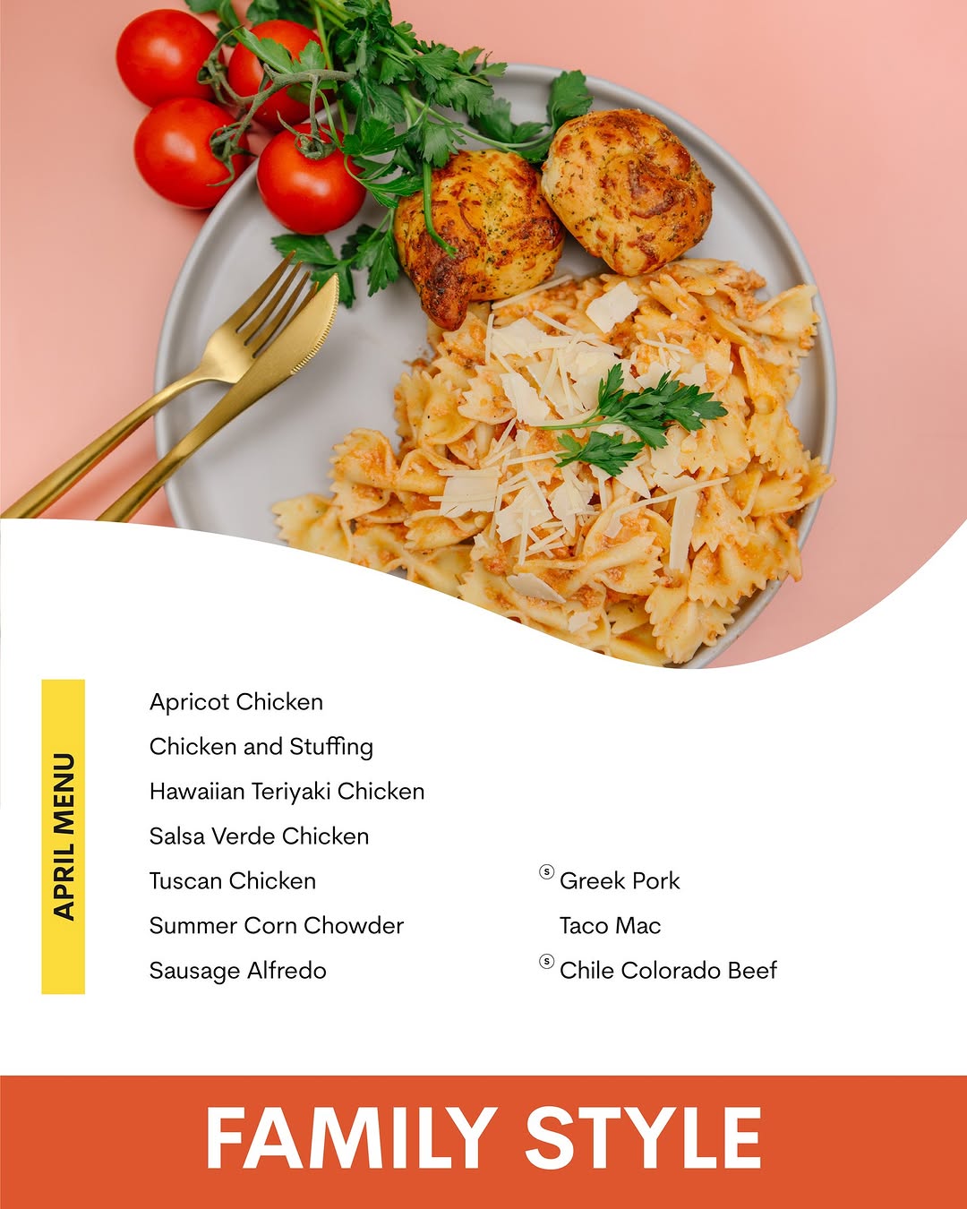 April Menu