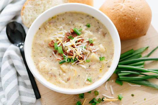 Loaded Cheesy Potato Soup