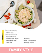 June Menu (Family-Style)